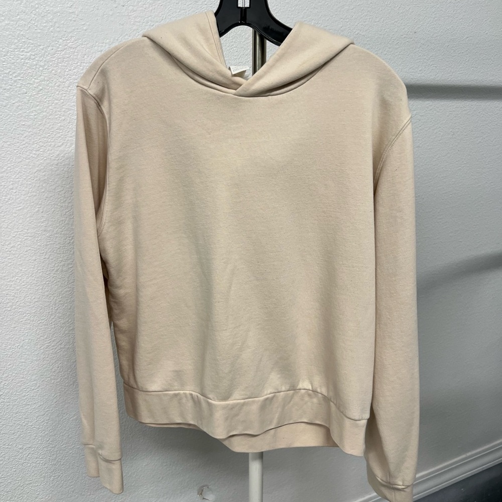 H&M Beige Hooded Top